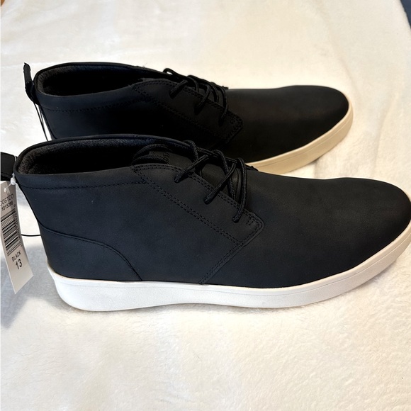 NWT Izod Men’s Palmer Chukka Boots in Black Size 13 - Picture 2 of 8